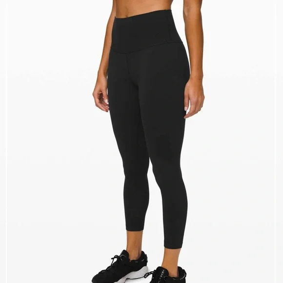 Women’s Lululemon Align lot W5CT3S black & teal W5AYNS size 2 leggings - Picture 2 of 15